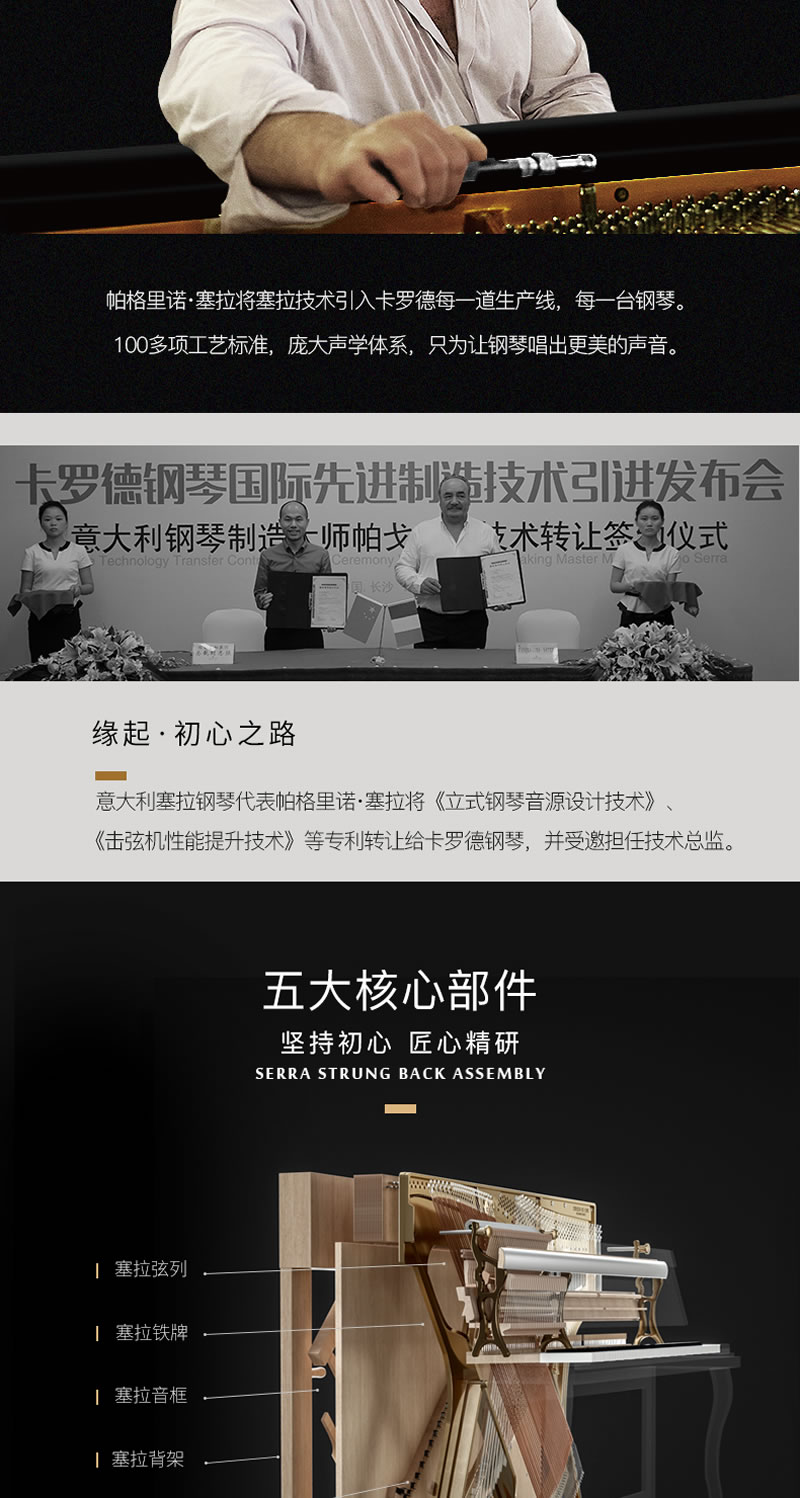 卡罗德钢琴 S21 标准88键